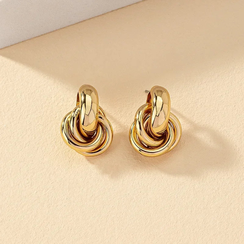 Pendientes de plata de lujo Mia