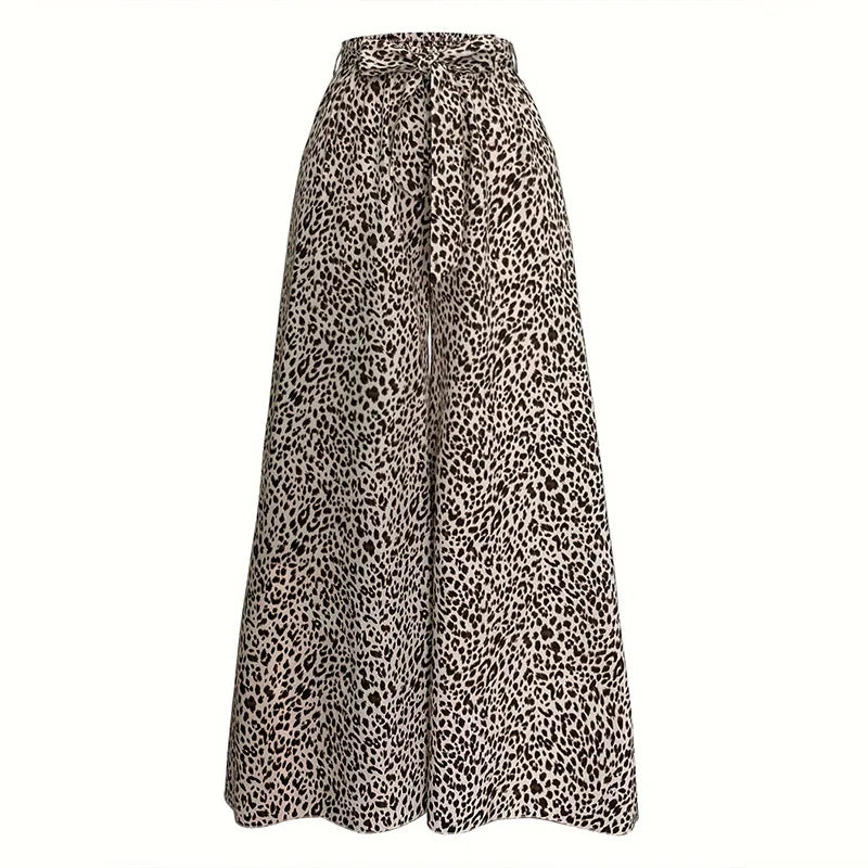 Wild Elegance Wide-Leg Pants