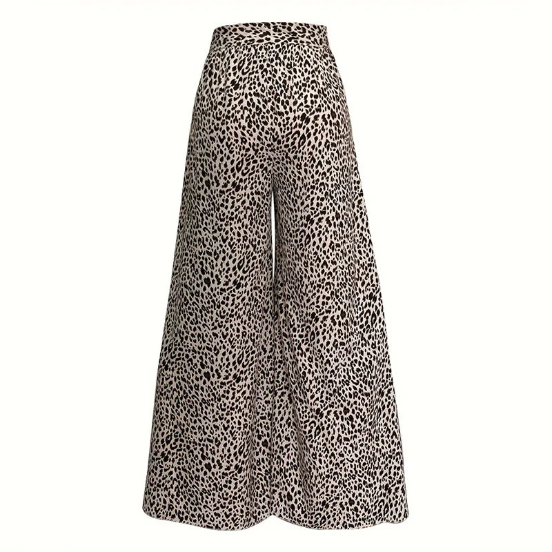 Wild Elegance Wide-Leg Pants