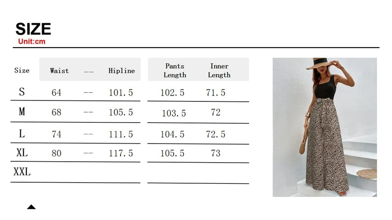 Wild Elegance Wide-Leg Pants