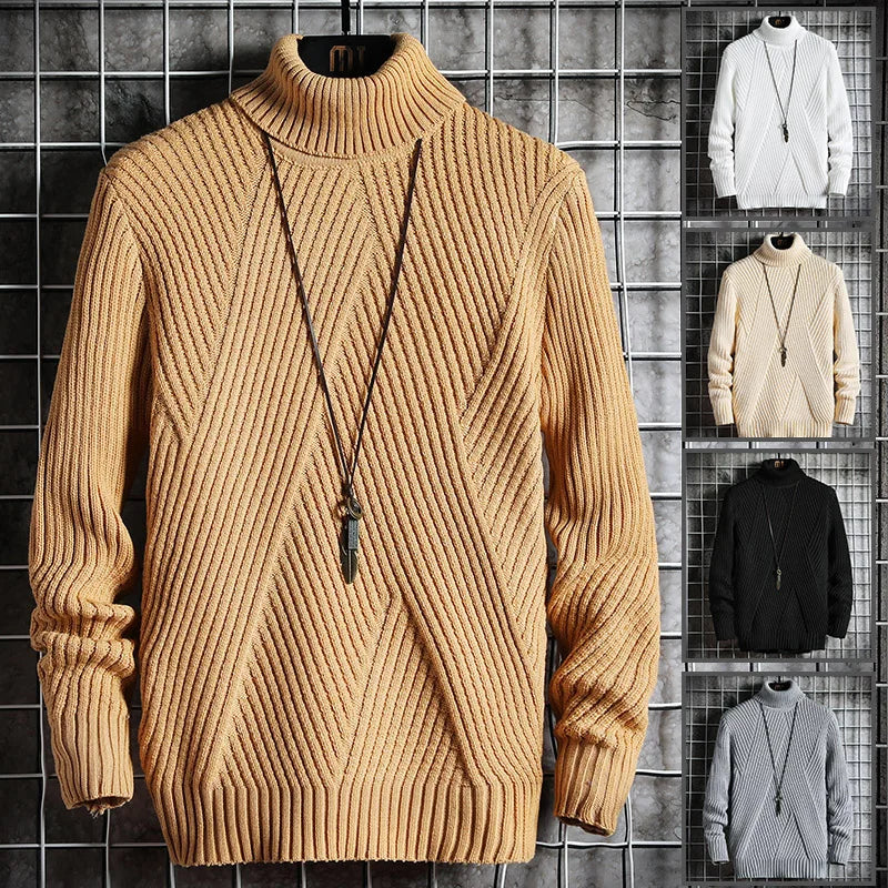 Modern Casual Men's Turtleneck Sweater