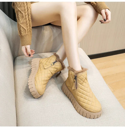 Plush-Lined Boots for Women