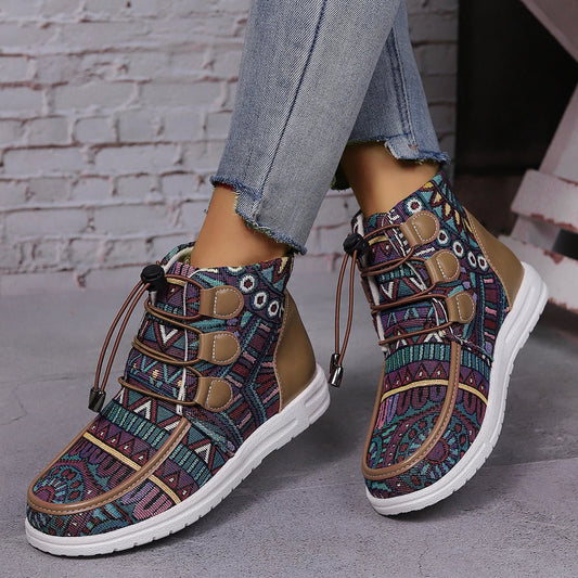 Stylish Winter Flat Ankle Boots for Women