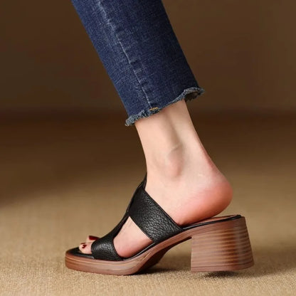 Elegant Handmade Strap Sandals for Ladies