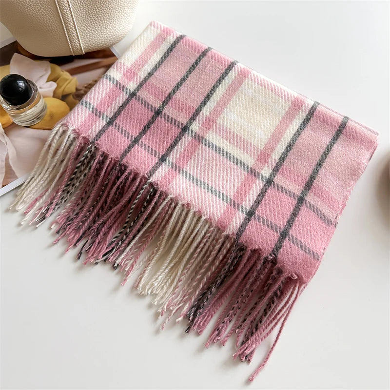 CozyPlaid Pashmina Scarf