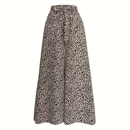 Wild Elegance Wide-Leg Pants