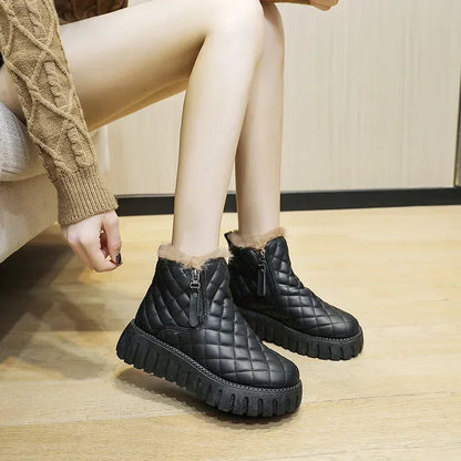 Plush-Lined Boots for Women