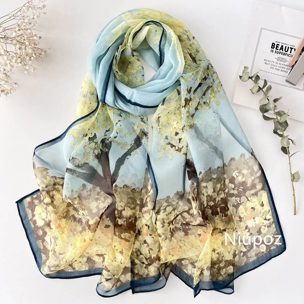 Nature’s Palette Shawl Scarf