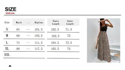 Wild Elegance Wide-Leg Pants