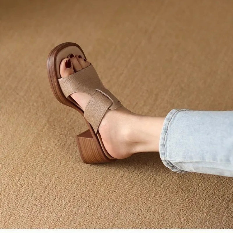 Elegant Handmade Strap Sandals for Ladies