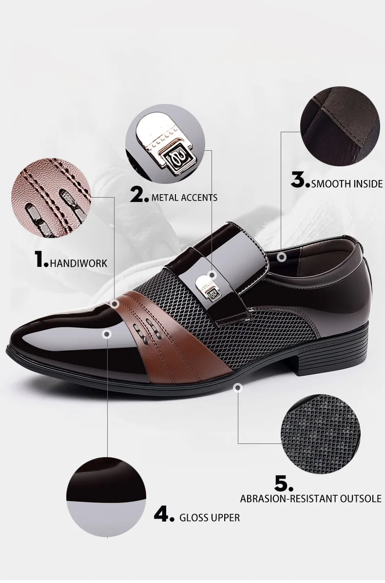 Black Business Casual Oxford Shoes for Men