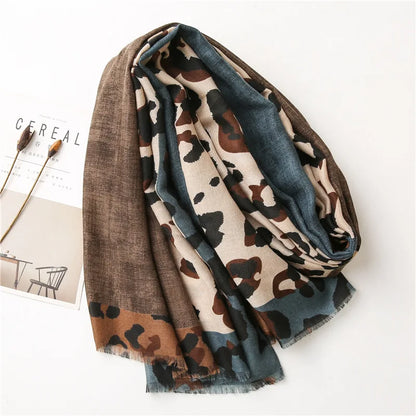 Graceful Linen Tassel Scarf