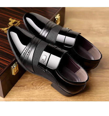 Black Business Casual Oxford Shoes for Men