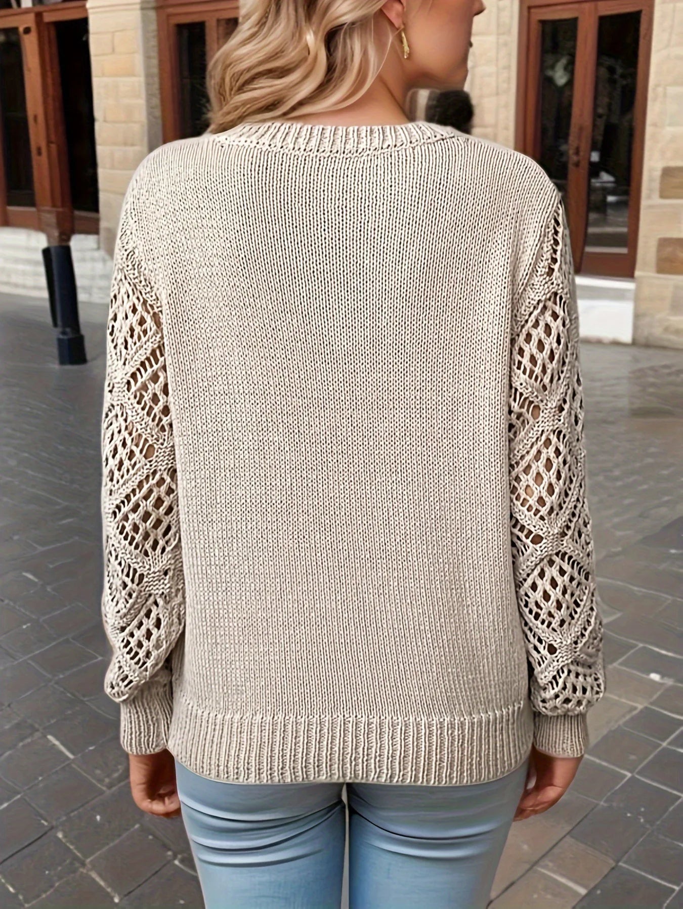 Cozy Vibes V-Neck Knit Sweater