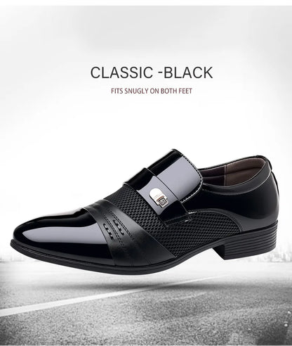 Black Business Casual Oxford Shoes for Men