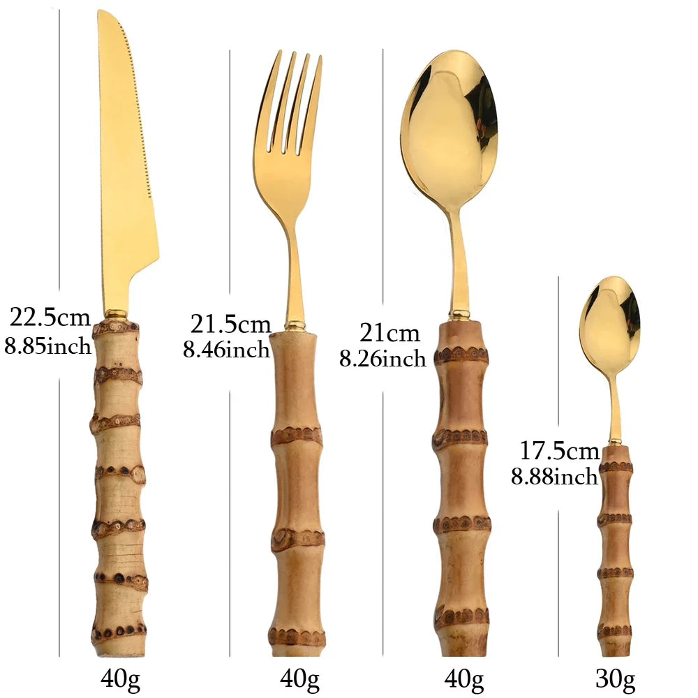 Nature Craft Bamboo Flatware Collection