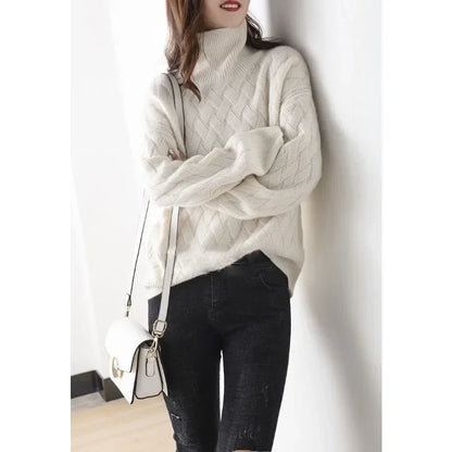 The Ultimate Oversize Wool Long Sleeve Knit