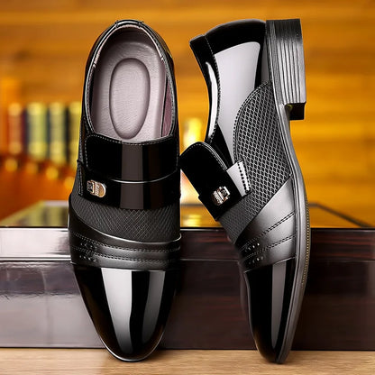 Black Business Casual Oxford Shoes for Men