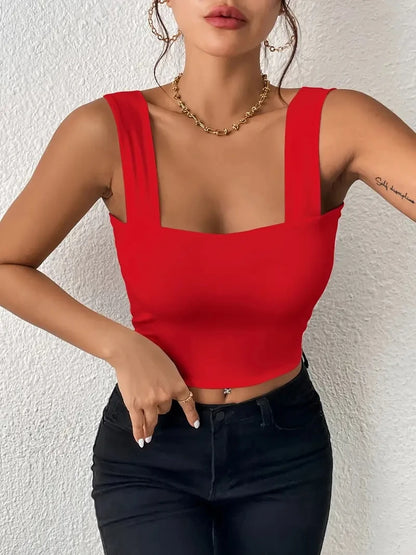 Off-Shoulder Crop Top 2024