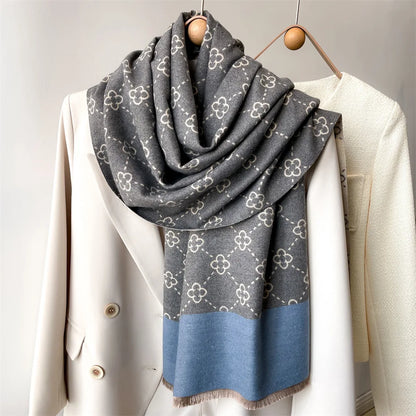 LuxeFlora Floral Elegance Scarf